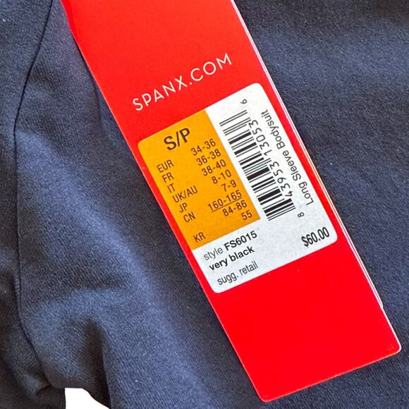 NWT SPANX Long Sleeve The Base Bodysuit – Size S – Retail $60 - Picture 5 of 7